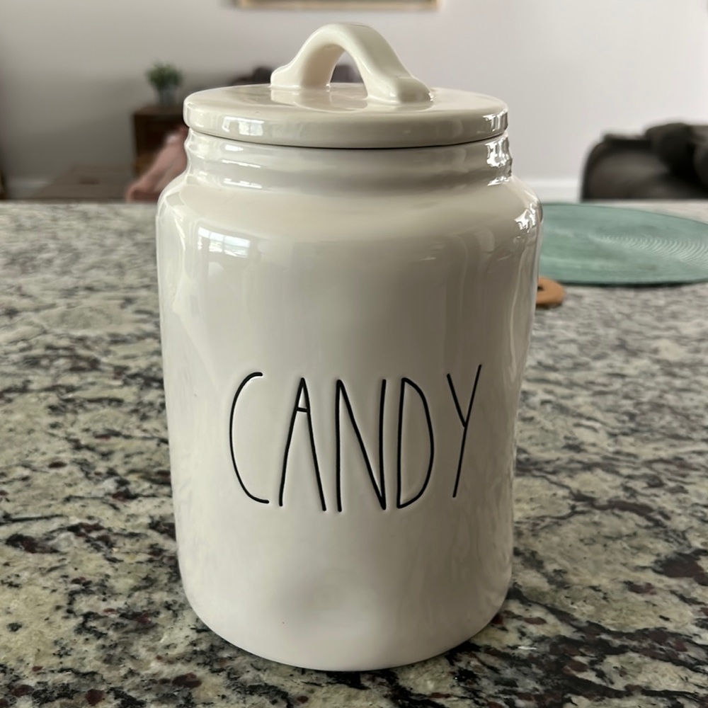 Rae Dunn Candy Large Canister